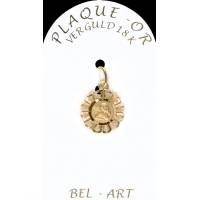 Médaille plaqué-or - Ange