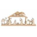 Crèche de Noël en bois