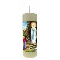 Bougie 150 X 50 mm - Apparitions Lourdes