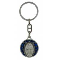 Porte-Clefs - Miraculeuse - 30 mm - Email Bleu