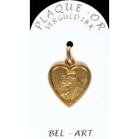 Médaille plaqué-or - St Antoine