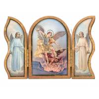 Triptyque 13 X H09 cm - St Michel - Anges