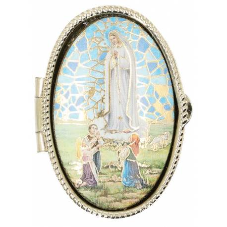 Boîte à Pilules - N.D. De Fatima - Mosaïque - OV 52 X 36 mm