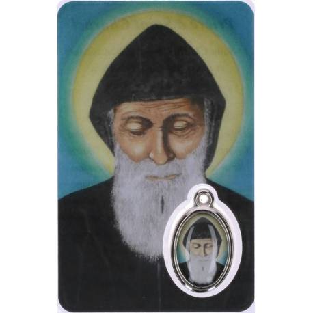 Carte-Méd-Prière - St Charbel - NL