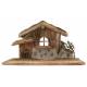 Cabane en bois (50 x 24 x 26cm) pour personnages de 12-13 cm