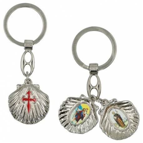 Porte-Clefs Coquilles St Jacques / St Christophe