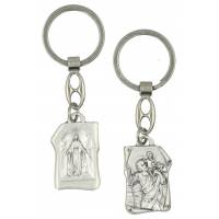 Porte-Clefs Parchemin St Christophe / Miraculeuse