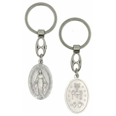 Porte-Clefs Miraculeuse Ov 32 mm Texte FR