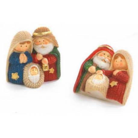 Plaatje/magneet - Heilige Familie - 3.7 cm (2 modellen) 