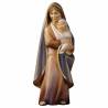 Statue Vierge Marie orientale avec enfant en bois - 16 cm - couleur