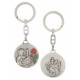 Porte-Clefs 35 Mm Ste Rita Rose Rouge