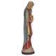 Statue 14 Cm Vierge Bois Sculpte Couleur