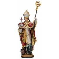 Bois Sculpté St Willibrord 60 cm - Polychrome