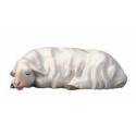 Mouton Dormant pour personnages de crèche de 16 cm Couleur