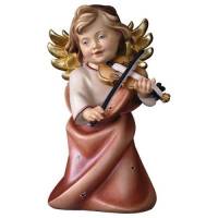 Houtsnijwerk Engel Met Viool 7.5 Cm / Gekleurd 