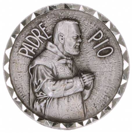 Méd. Aimantée - St P. Pio - 30 mm