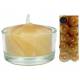 Boite de 10 chauffe-plats - cire d'abeilles + 1 verre