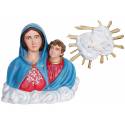 Beeld Madonna dell'Arco borstbeeld 80 cm in glasvezel 