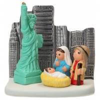 Kerststal Aardewerk - "Crèche du monde" New York 