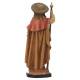 Statue en bois sculpté Saint Jacques 8 cm couleur